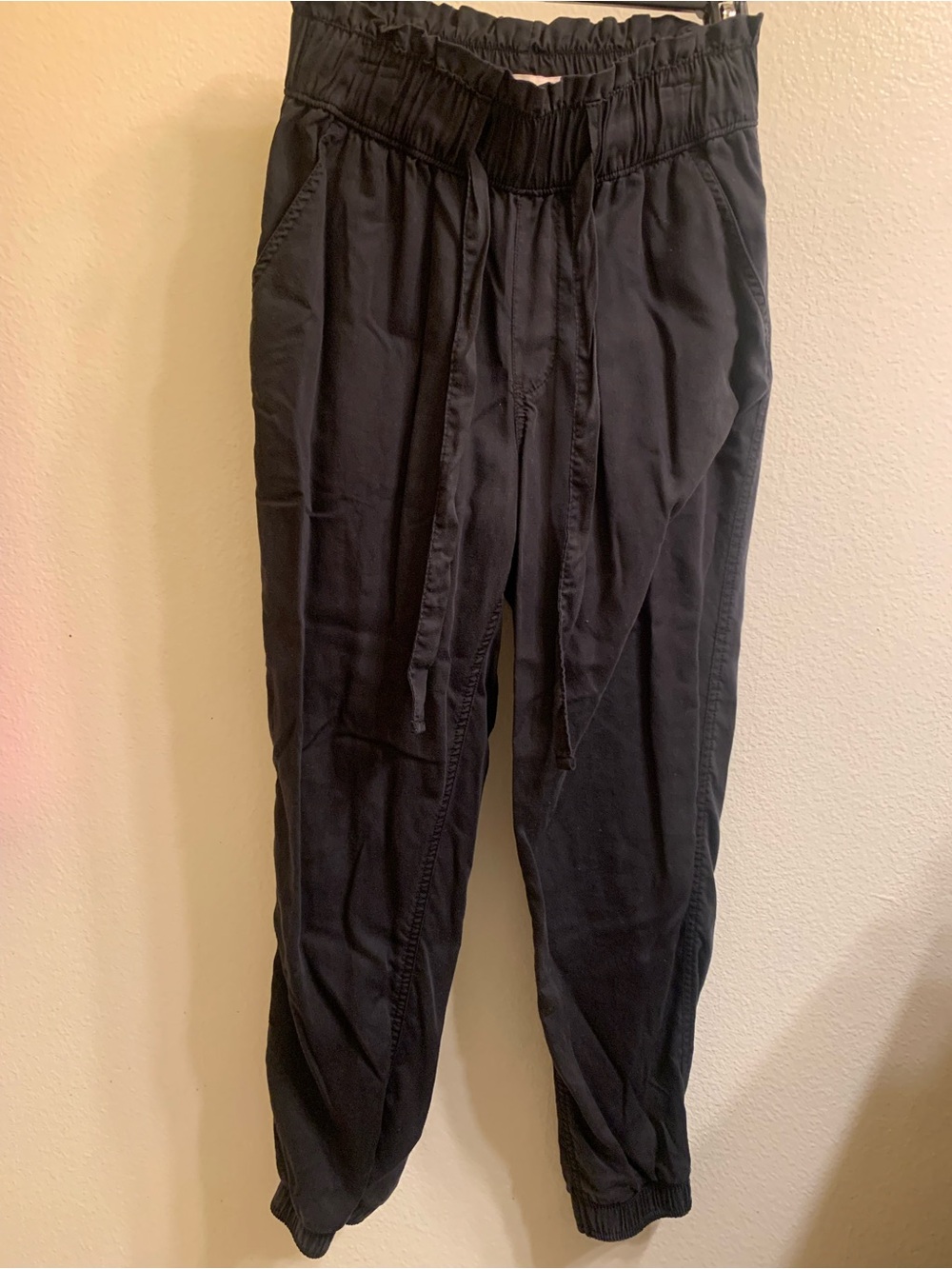 Mudd Black Women's Drawstring Jogger Pants